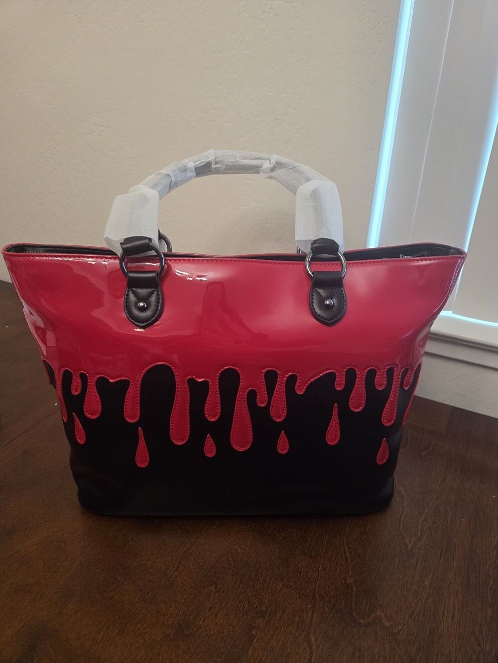 Foxblood Bloody Valentine Drip Tote